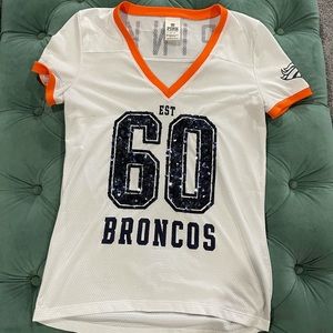 Vintage pink Broncos jersey
